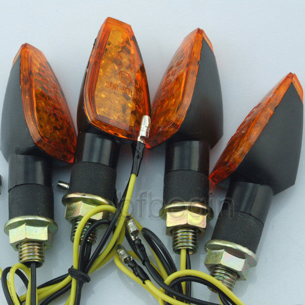 4x LED Motorcycle Turn Signal Flashing Indicator Lights for Yamaha , for Suzuki , and for Honda