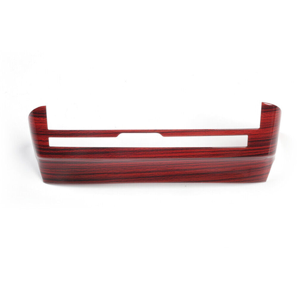 Console CD Switch Control Panel Trim Interior Fit for Lexus for ES 2015-17 Red Wood
