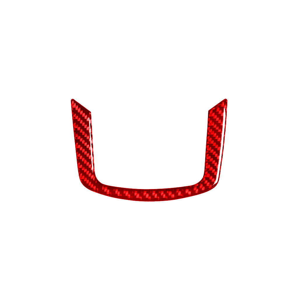 Red Carbon Fiber Steering Wheel Cover Trim For Land for Range Rover Sport 2014-2017