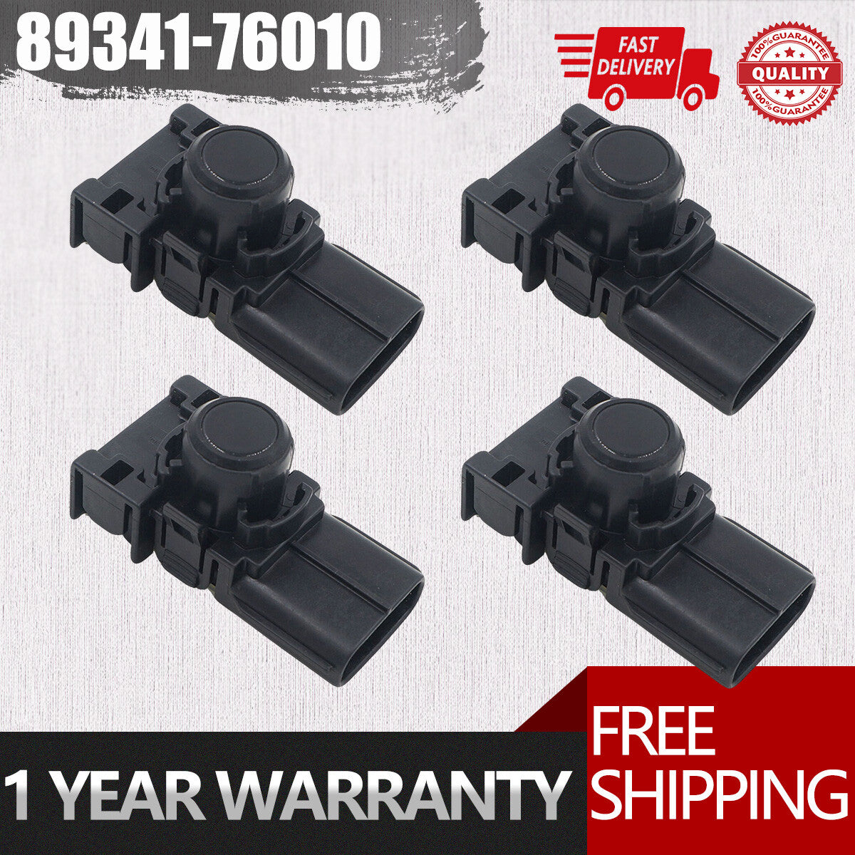 4PCS Front Bumper Parking Sensor 89341-76010 for LEXUS GS350 GS450H CT200H