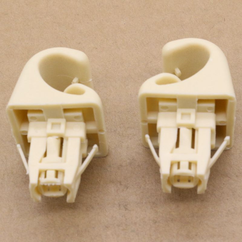 2. Beige left and right sunshade clips suitable for Lexus GX460 and for Toyota for Camry , for Corolla , and RAV4.
