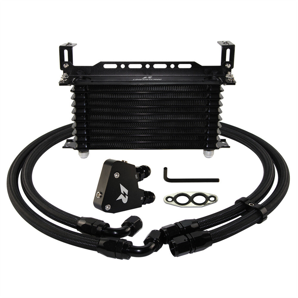 10 Row Engine Oil Cooler Kit For LS1 LS2 LS3 LS6 LS7 LS9 4.8L 6.0L 6.2L GM CK