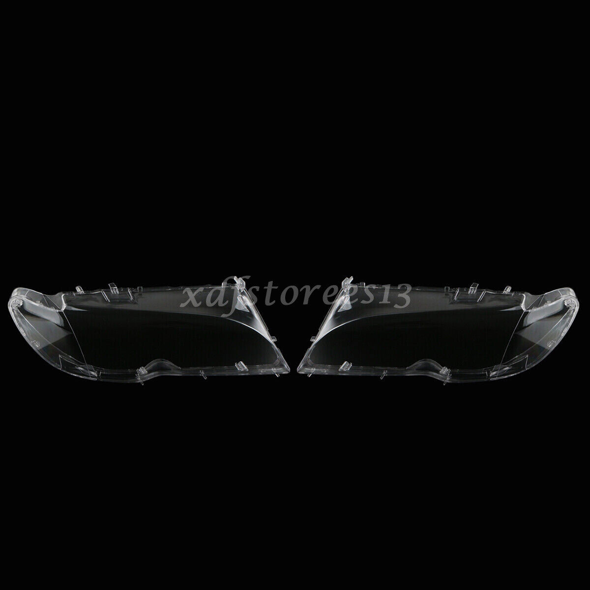 Pair Headlight Headlamp Cover Lens For 2004-2006 for BMW E46 2DR Coupe 325ci 330ci