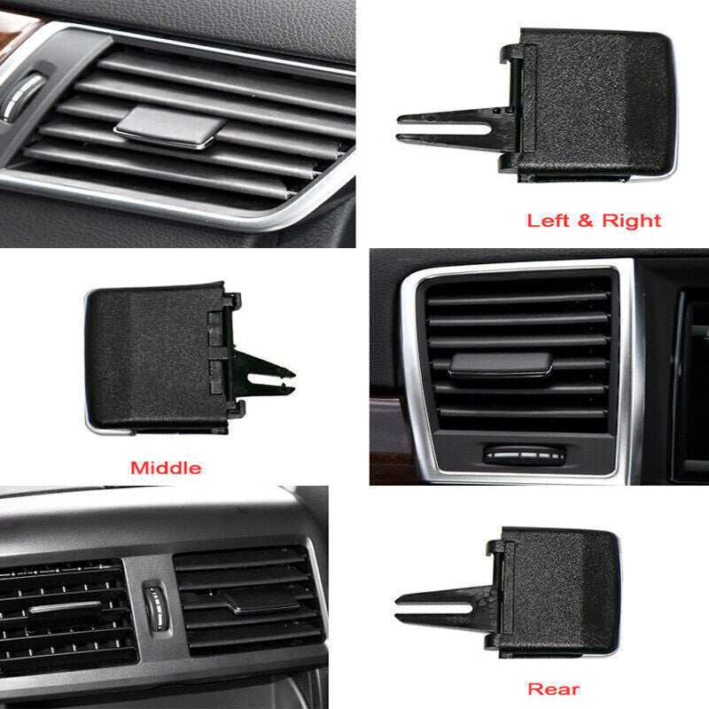 Air conditioning vent socket label clip kit, black, for Mercedes-Benz W166 ML350 GL450