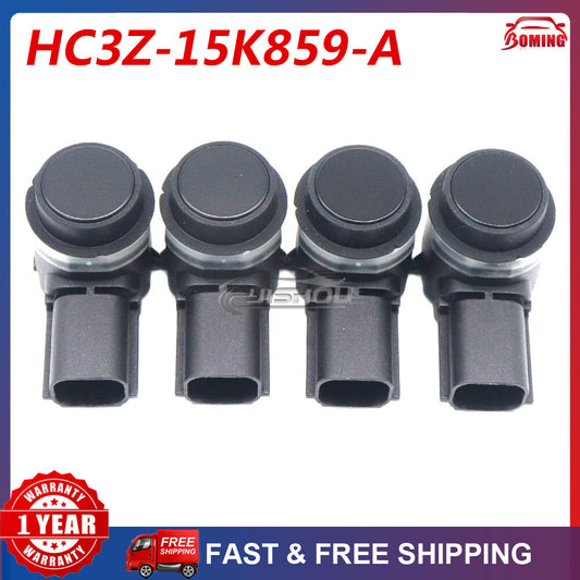 4-pack HC3T-15K859-EA rear PDC parking assist reverse spare bumper sensor for Ford