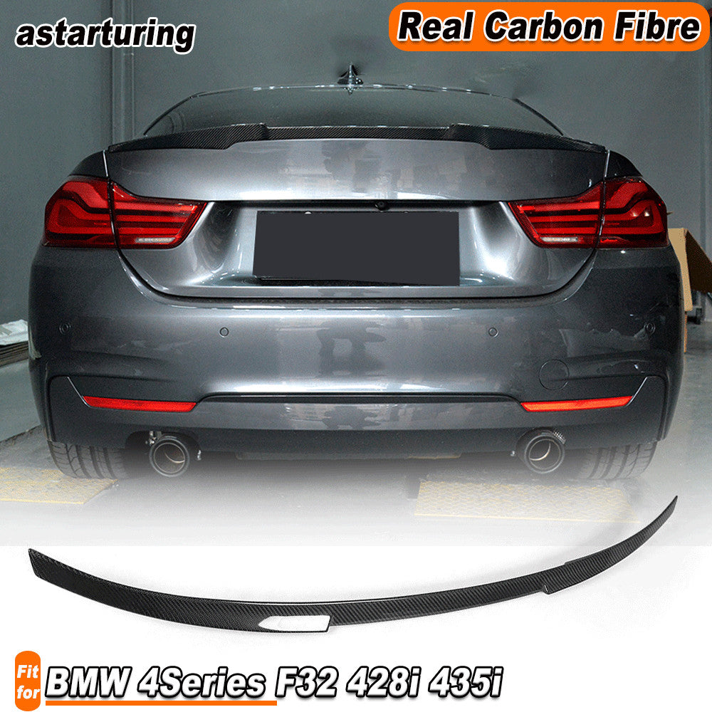 REAL Carbon Rear Trunk Spoiler Lip Wing for BMW 4Series F32 428i 435i Coupe 14UP