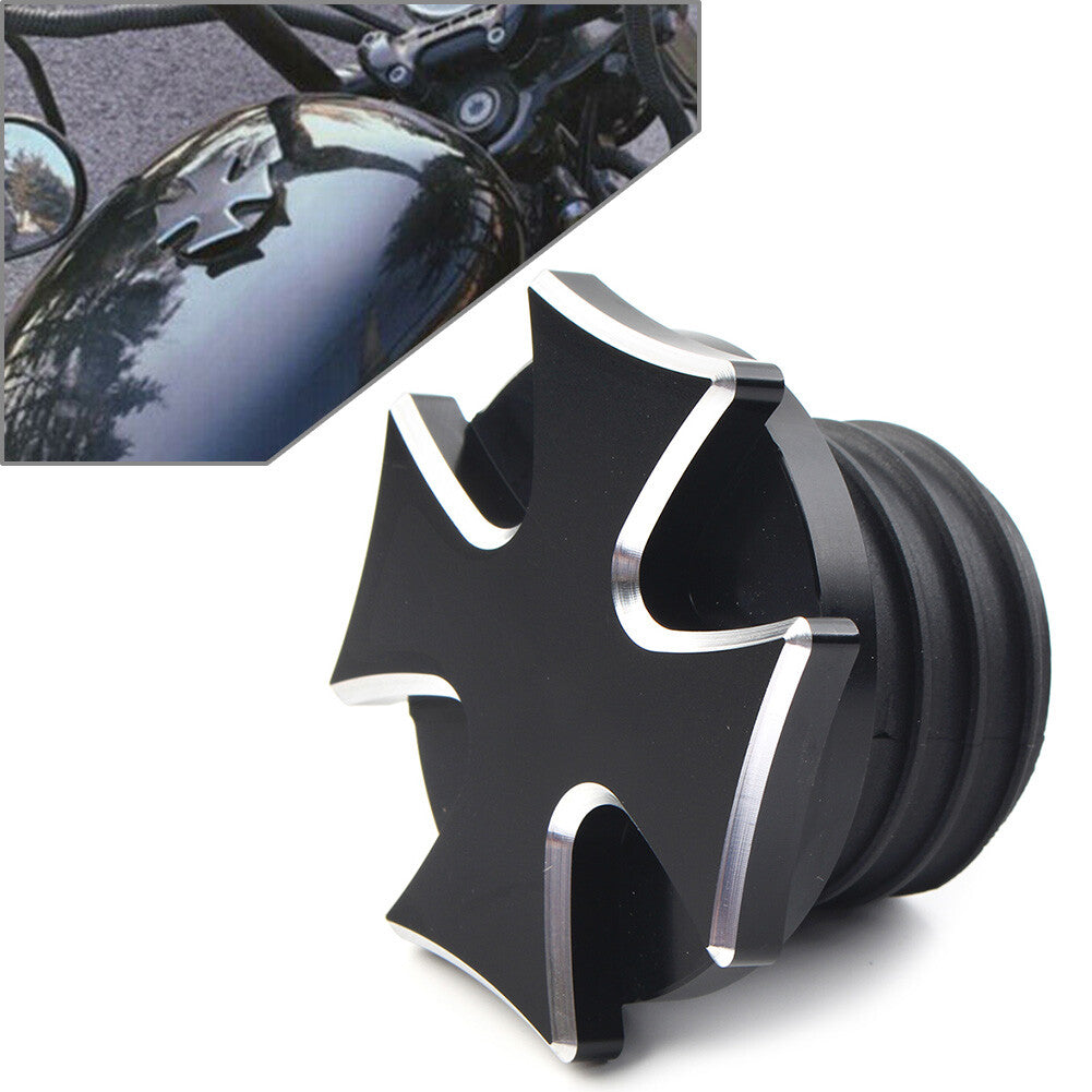 Fuel Gas Tank Oil Cap Cover for Harley Touring Dyna Softail Road King Fatboy