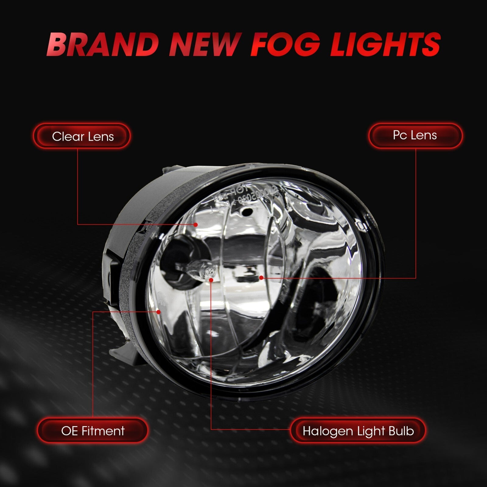 Fog lights are compatible with for Nissan 2005-2007 Armada/2004-2014 Titan/2004 Pathfinder Armada L+R