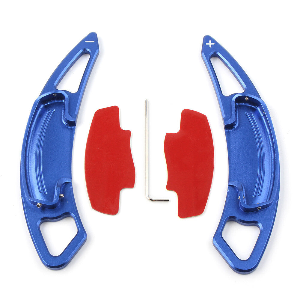 Car Aluminum DSG Paddle Shifters Extensions Trim for Honda Accord 2013-2019 Blue