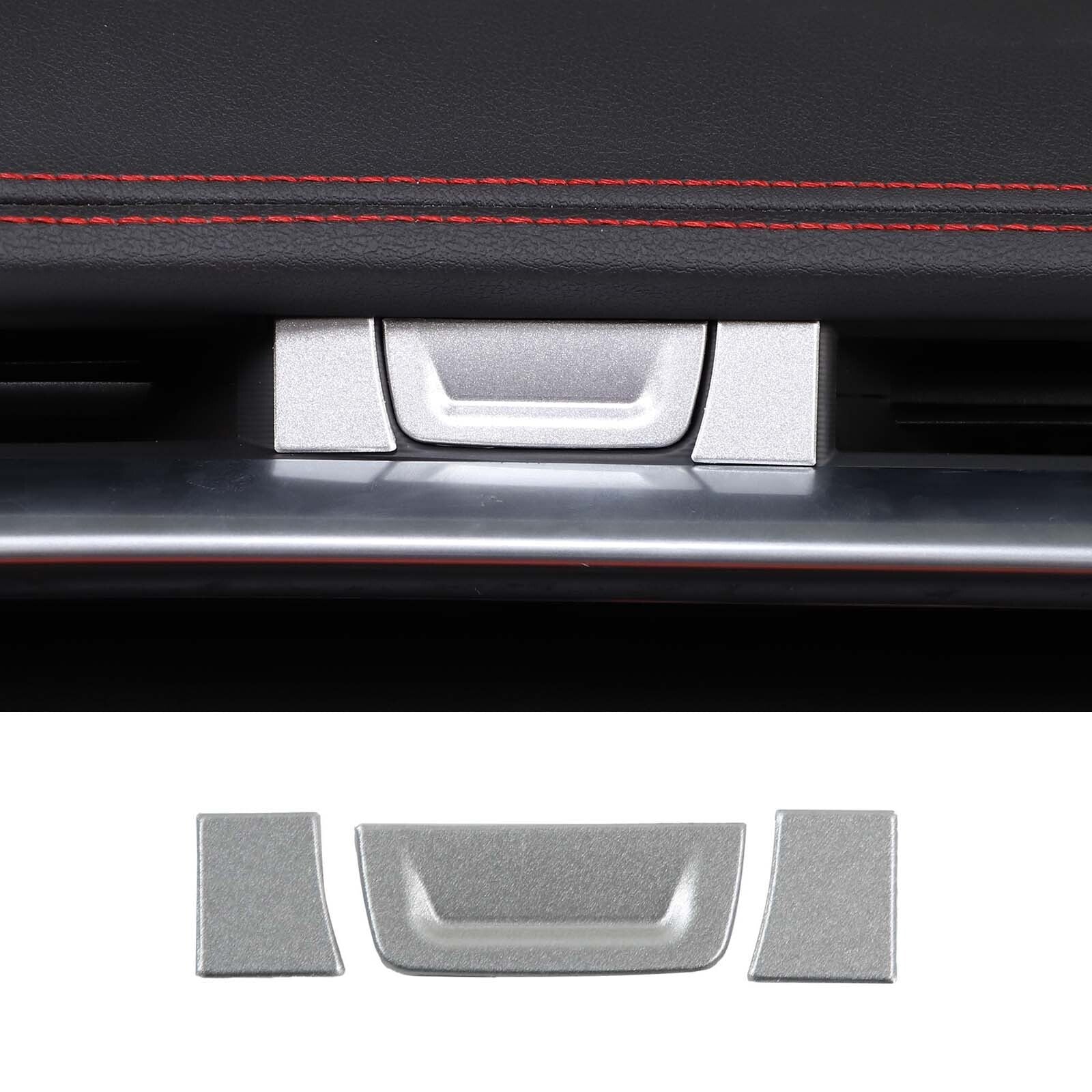 2-Pack Orange Interior Dashboard Air Socket Trim Frame for Ford Maverick 2022-2023