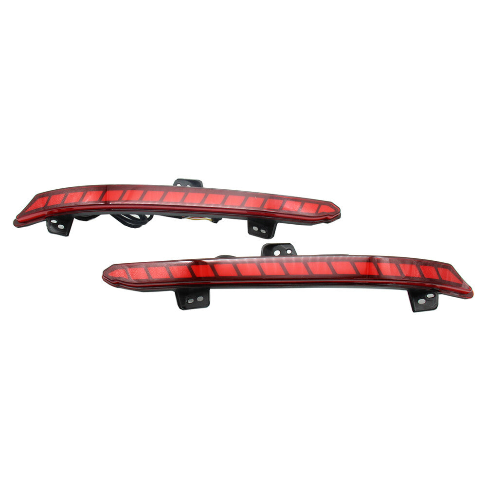 Rear Bumper Lamp LED Reflector Tail Brake Light for Honda Accord 2018-2021 Red