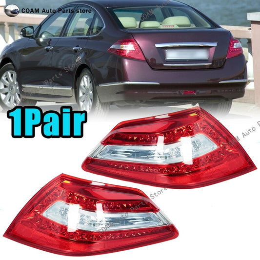 One pair of taillight assemblies for Nissan Teana J31 J32 2008 - 2010 turn signals.