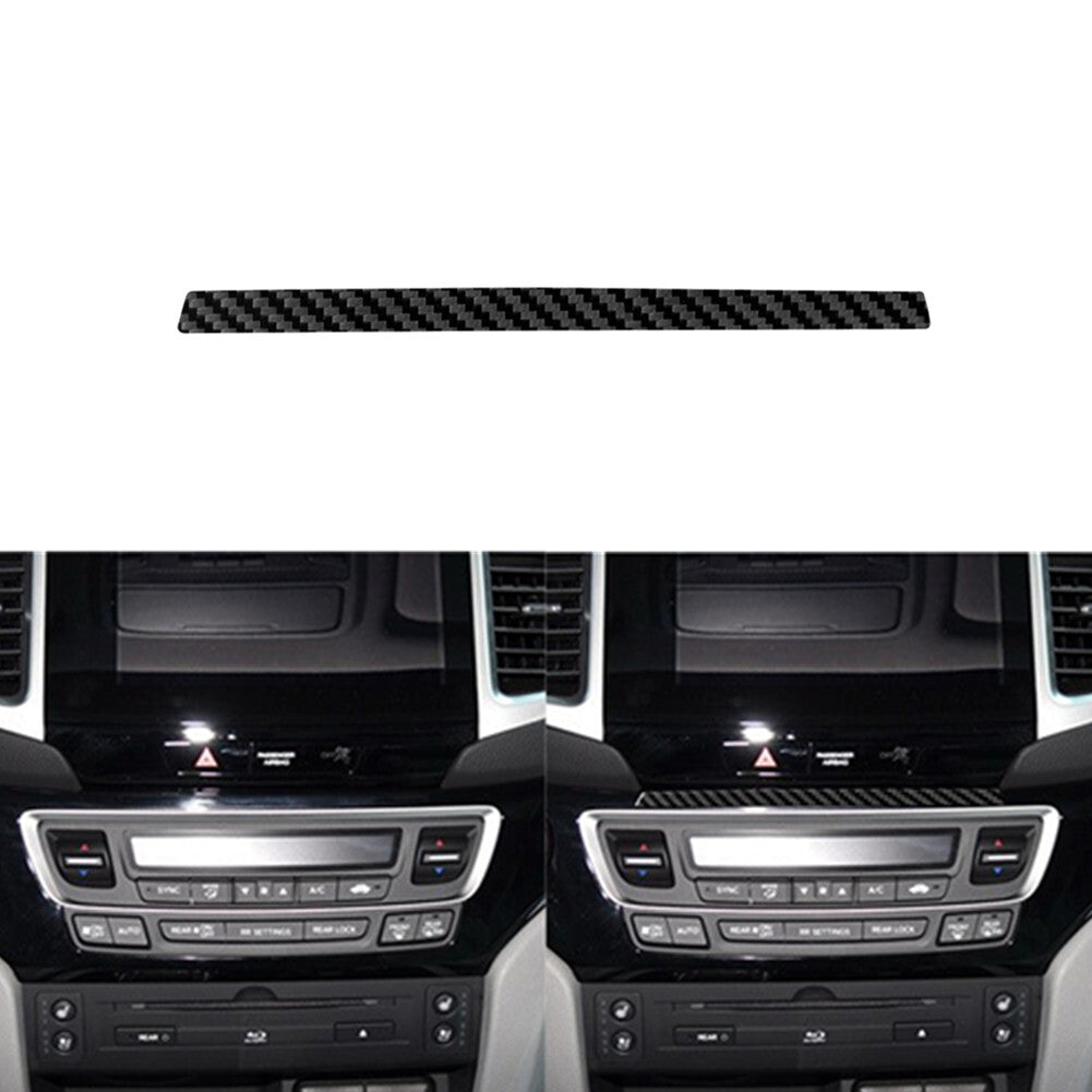 Carbon Fiber Below Of Emergency Button Cover Strip for Honda Ridgeline 2017-2020