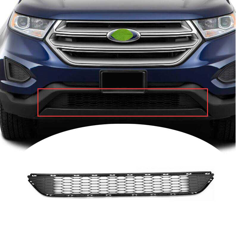 Primer Black Front Bumper Lower Grill Grille Mesh auto for Ford Edge 2015-2018