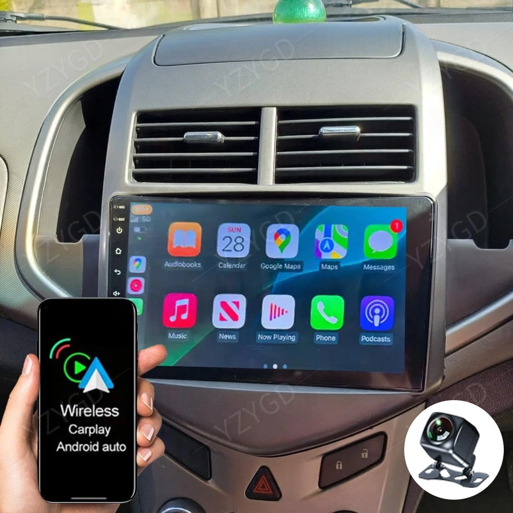 for Chevrolet Sonic Aveo 2012-2016 Apple Carplay Car Stereo Radio Screen GPS DSP