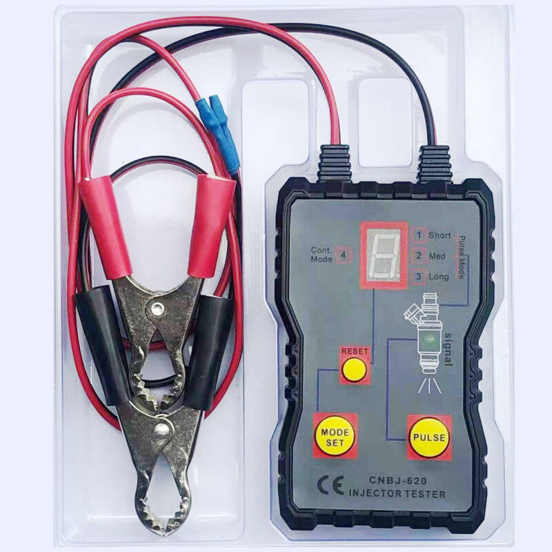 Automotive Fuel Injector Tester 4 Pluse Modes 12V Car Injector Cleaner Controler