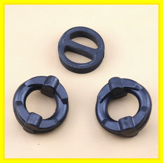 Exhaust Muffler System Hanger Front  Rear Donut Mount Damper Ring Set 3For for BMW