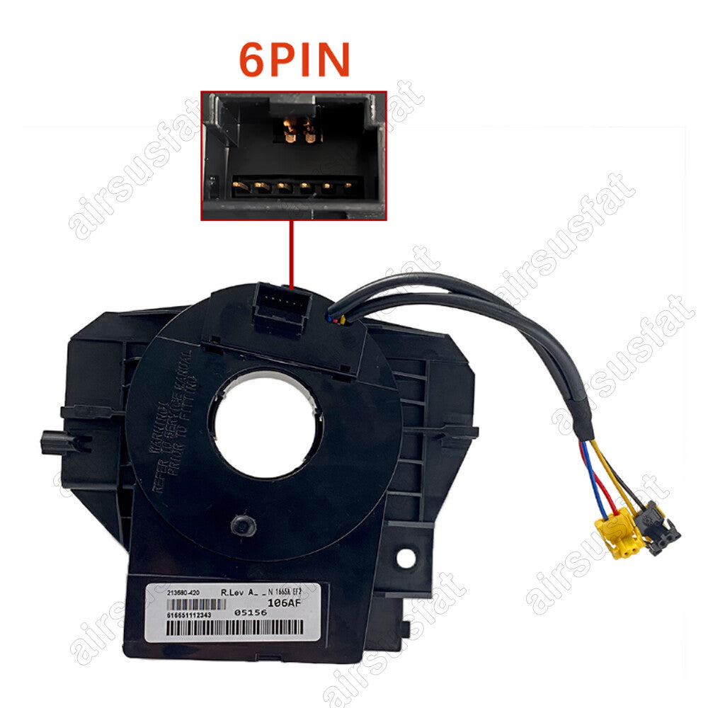for Chrysler for Jeep for Dodge Steering Wheel Clock Spring w/o Angl Sensor 5156106AA