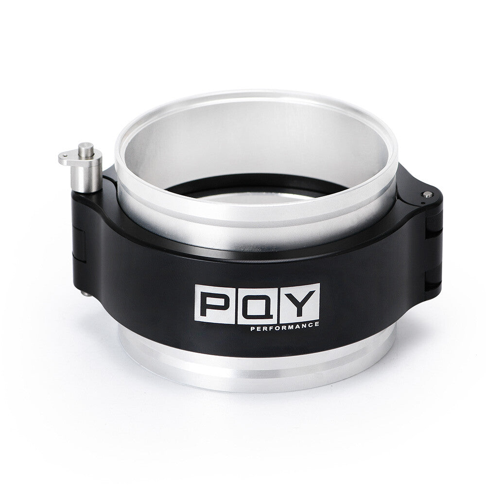HD Clamp V-band Flange Assembly Fits 3 INCH 76mm Turbo Dump Pipe Black