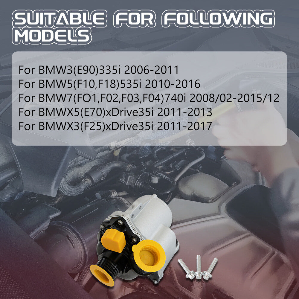Electric Water Pump for BMW N54 N55 135i 335i 535i 2009-2014 11517632426