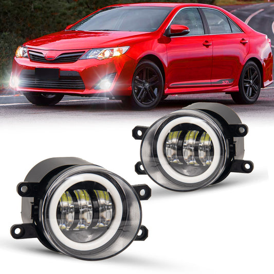 LED fog lights on the left are suitable for Toyota for Camry Yaris and for Lexus 4Runner for Avalon .
