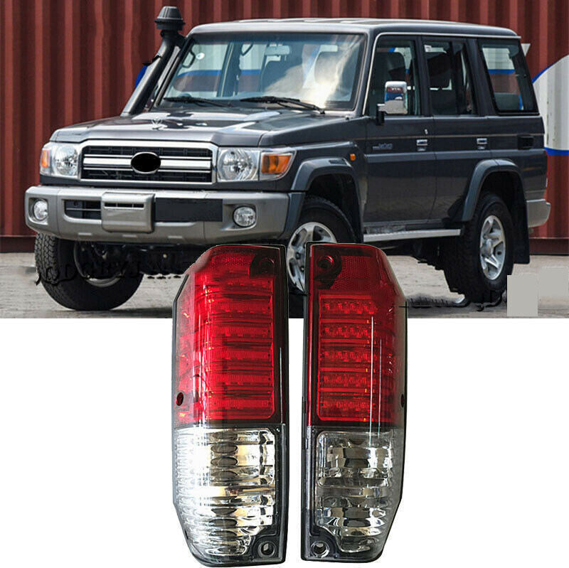 Pair LED Tail Lights for Land Cruiser LC70 LC76 LC77 LJ77 RJ77 FZJ76 GRJ76 HZJ76