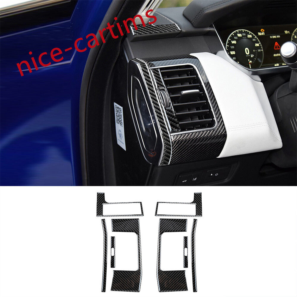 61Pcs Carbon Fiber Interior Full Set Trim Kit For LR for Range Rover Sport 2014-2017