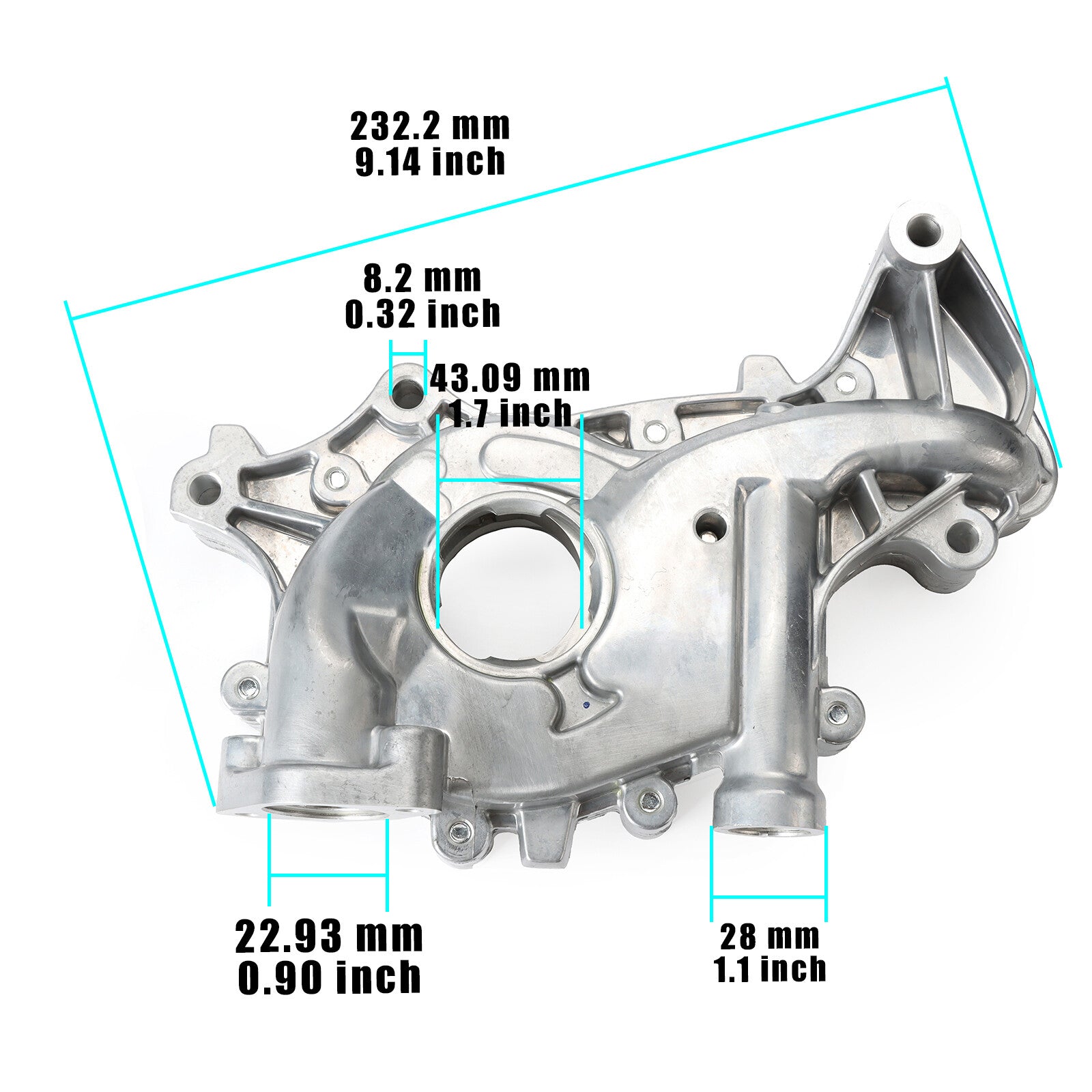 New for Ford for Lincoln for Mazda for Mercury 3.5 3.7L M390HV High Volume Engine Oil Pump