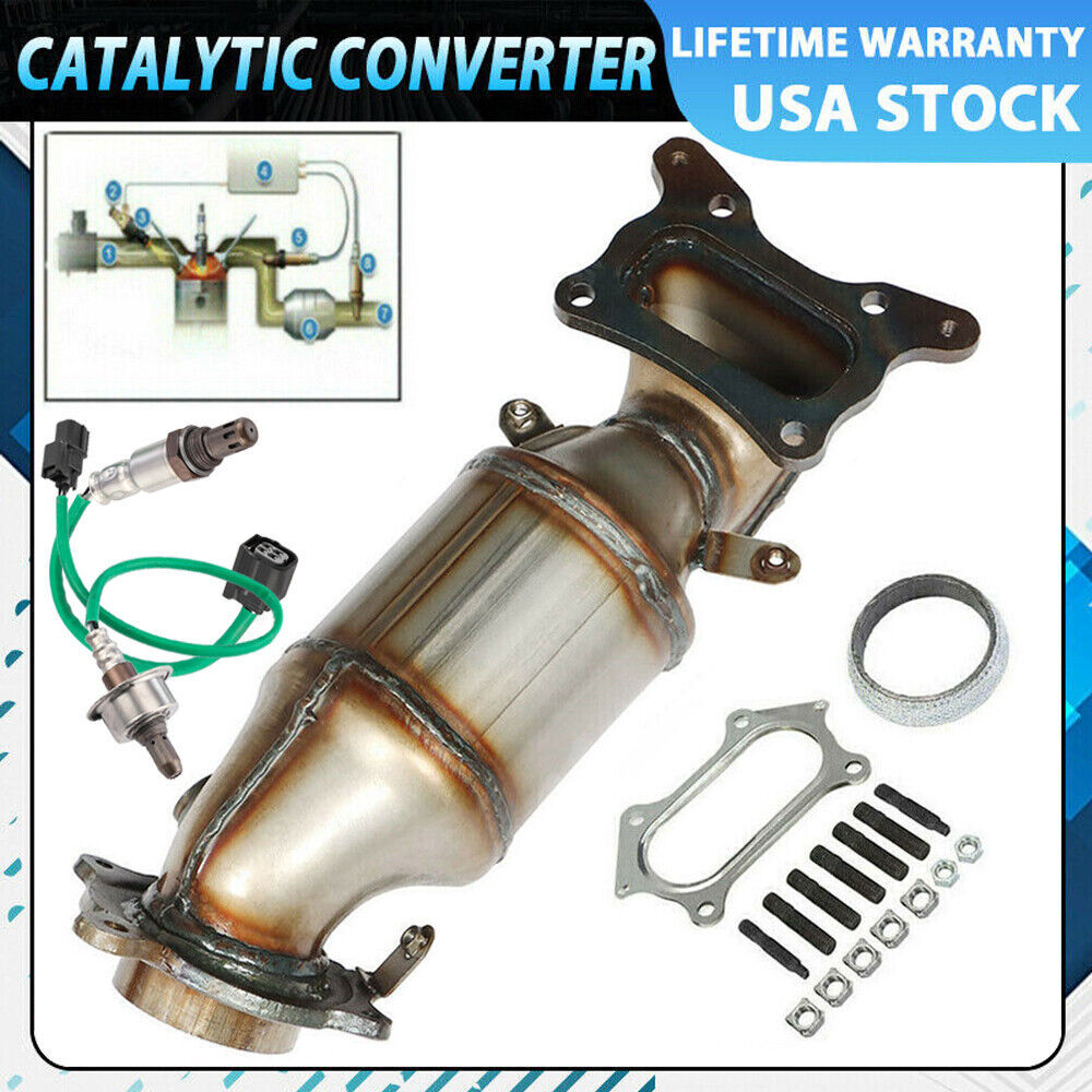 Catalytic Converter with UpDownstream O2 Sensors For 2008-12 for Honda Accord 2.4L