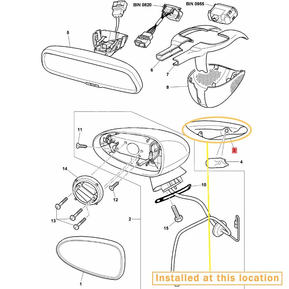 Equipment Manufacturer ( ) lens kit for Bentley GT Flying Spur: 3W0949101/102