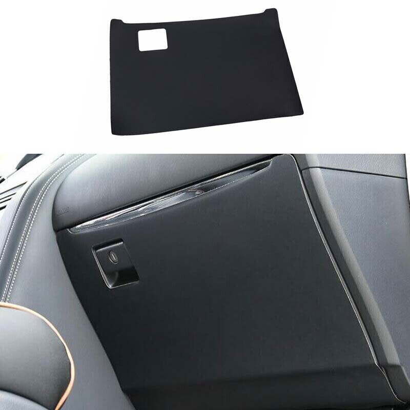 1X for Co -Pilot Storage Box Anti-kick Panel Black PU Leather for Nissan Armada 17-20