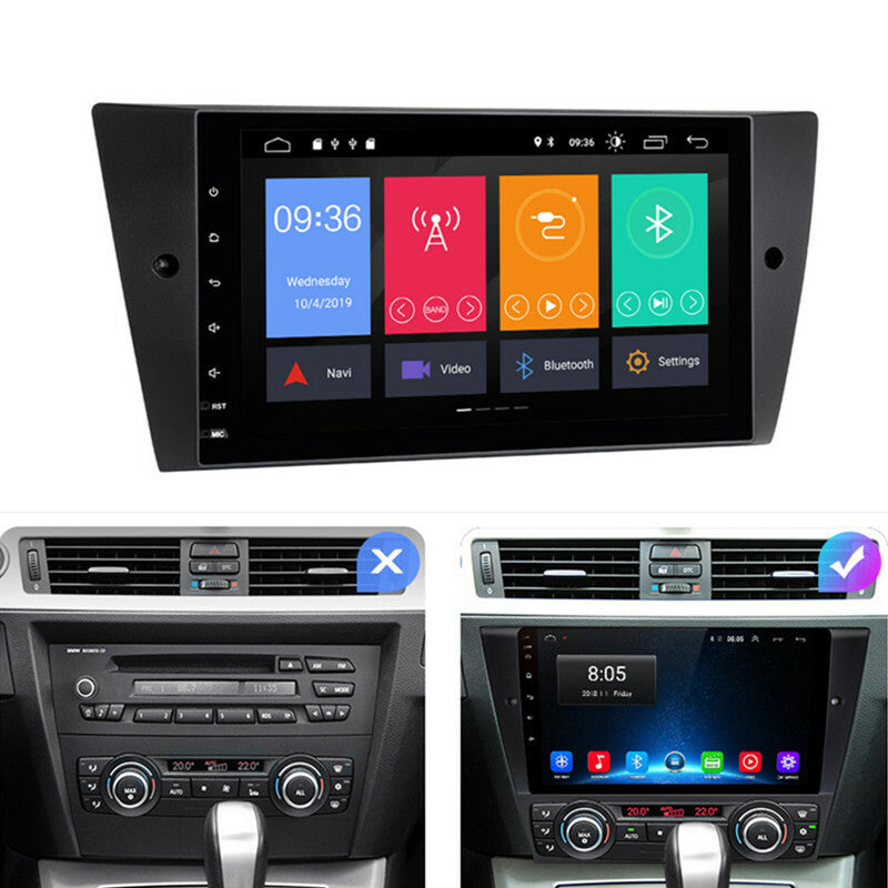 Android Radio Multimedia Navigation Stereo Audio HeadUnit for BMW E90/E91/E92/93