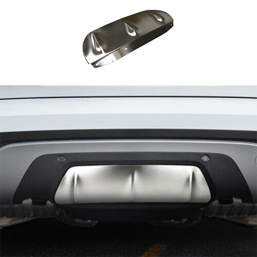 for Range Rover Velar S 2018-2023 Silver Steel 1X Rear Bumper Bottom Guard Cover