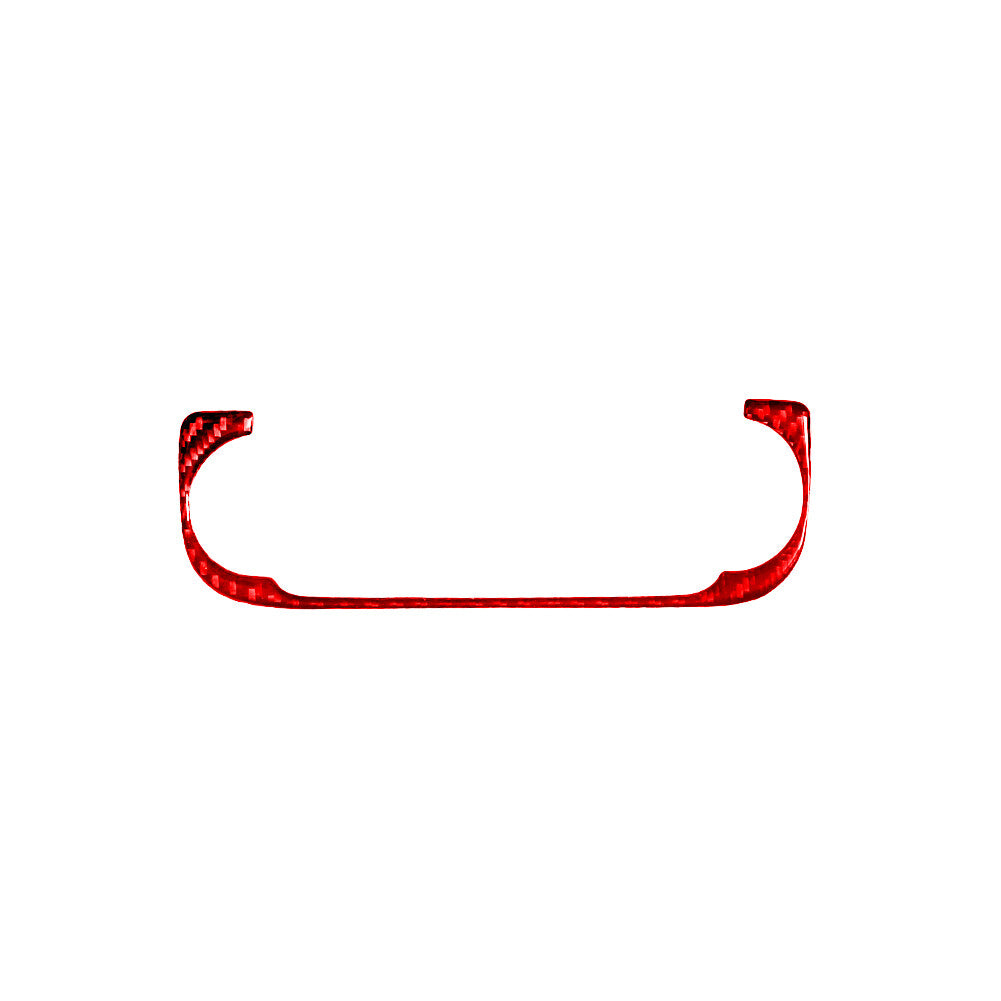 Red Carbon Fiber Climate Control Buttons Trim for Mitsubishi Outlander 2014-2016