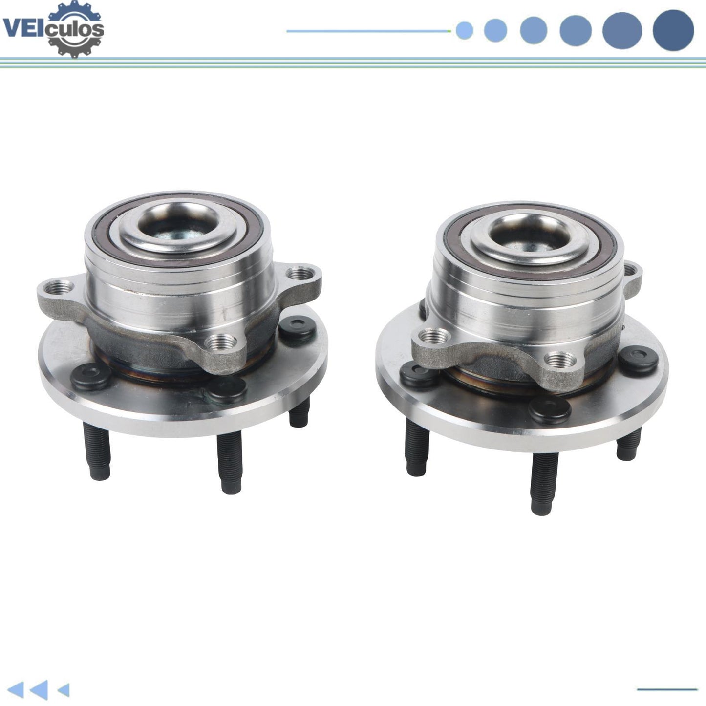 2X Front or Rear Wheel Hub Bearing Assembly For 2011-2019 for Ford Explorer 512460