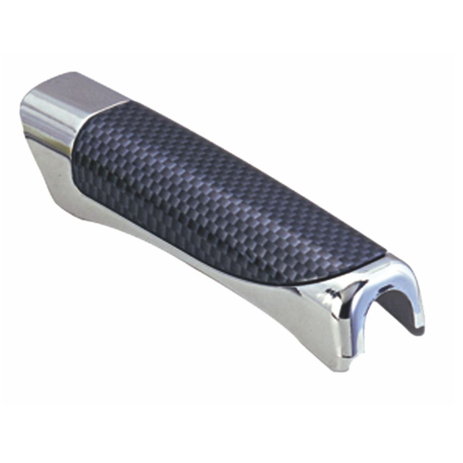 Black In-Car Carbon Fiber Style Hand Brake Protector Decoration Cover Car Part