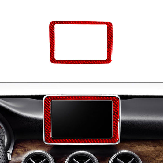 Red Carbon Fiber HUD Trim Type-C for Mercedes-Benz CLA 2014-2018/GLA 2015-18