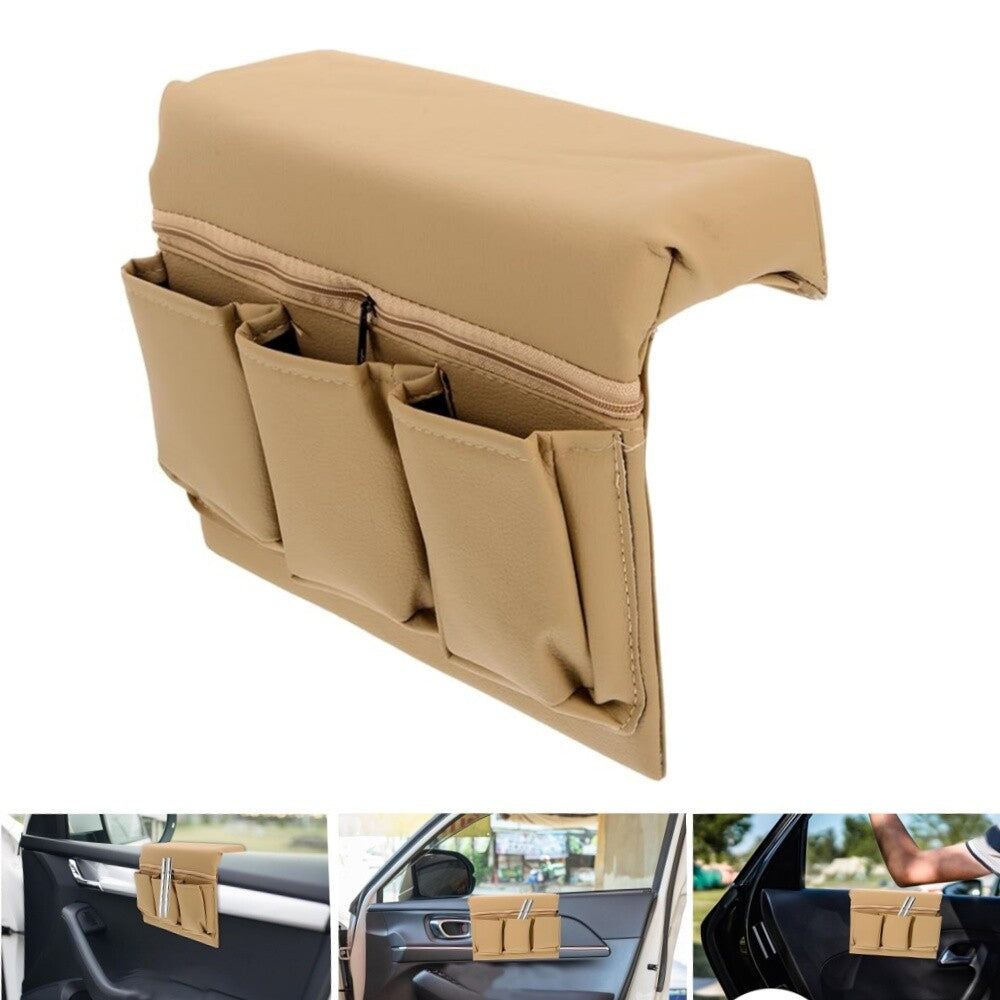 Car Window Pocket Armrest Hanging Bag Elbow Rest Storage Box Organizer Holder