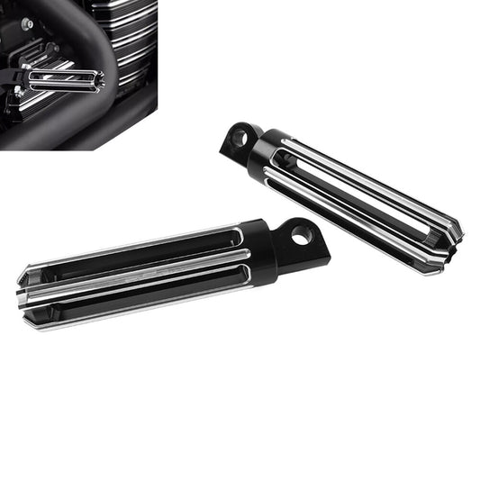 Fit for Harley Touring Sportster Softail Dyna 1Pair Male Mount Foot Pegs Footrests
