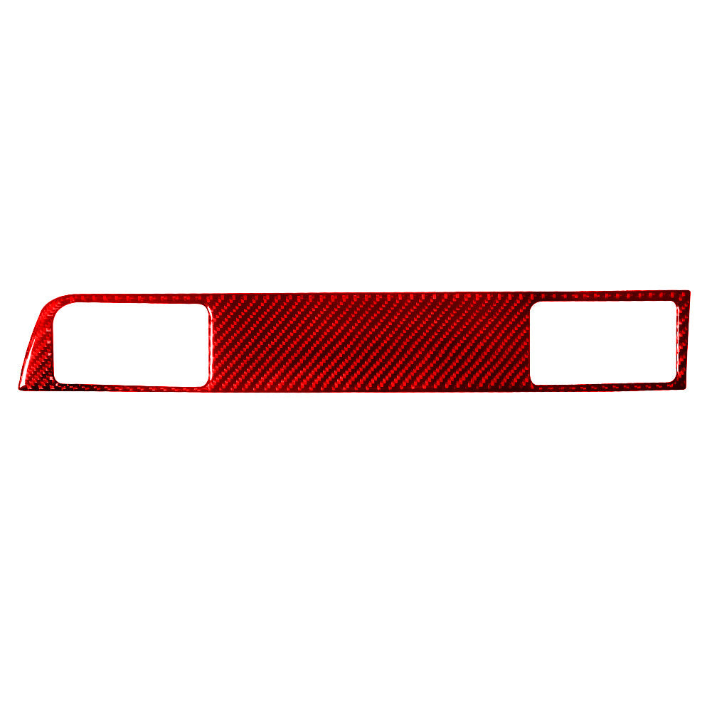 Red Carbon Fiber Passenger Sides Air Vent Trim for Mitsubishi Outlander 2014-16
