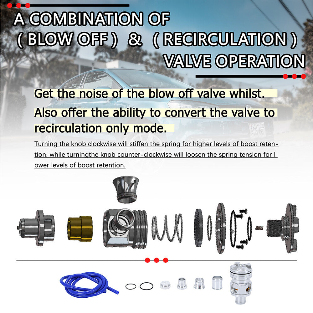 for Volkswagen GTi Beetle for Jetta for Golf for Audi A3 A4 A6 TT 1.8T BOV Blow Off Valve