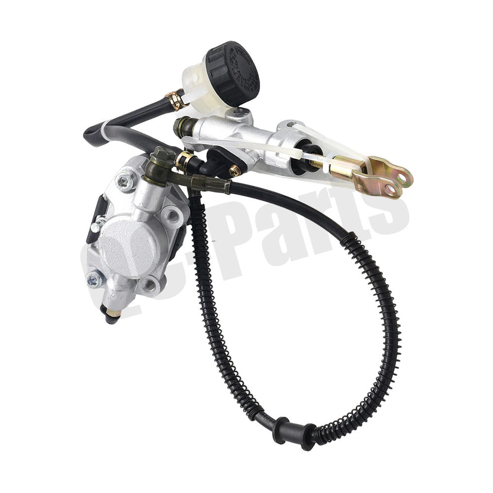 Hydraulic Rear Disc Brake Caliper w/Master Cylinder Brake Pads Foot Brake Kits1X