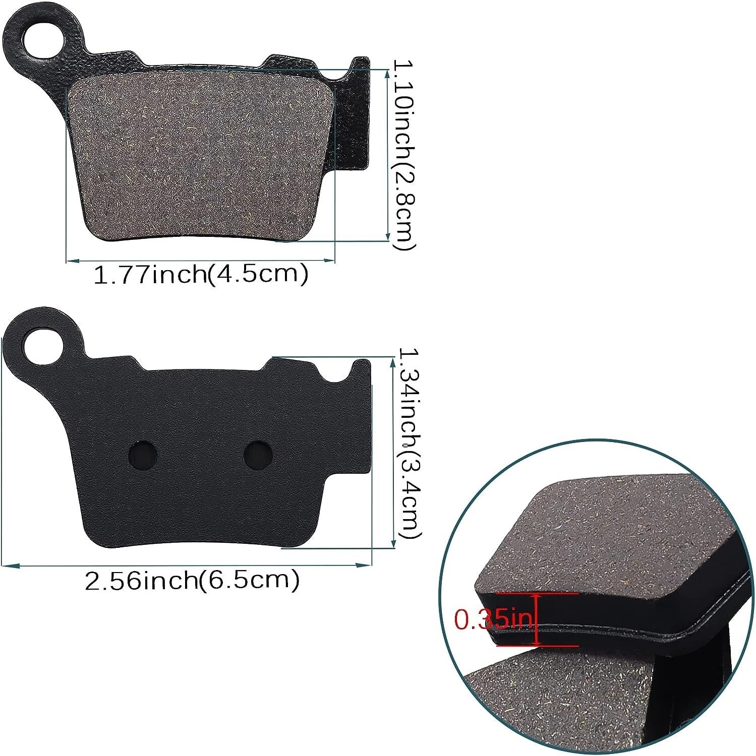 Brake Pads for HUSABERG TE 125 250 2012-2014 FE 250 350 290 450 501 570 09-2012