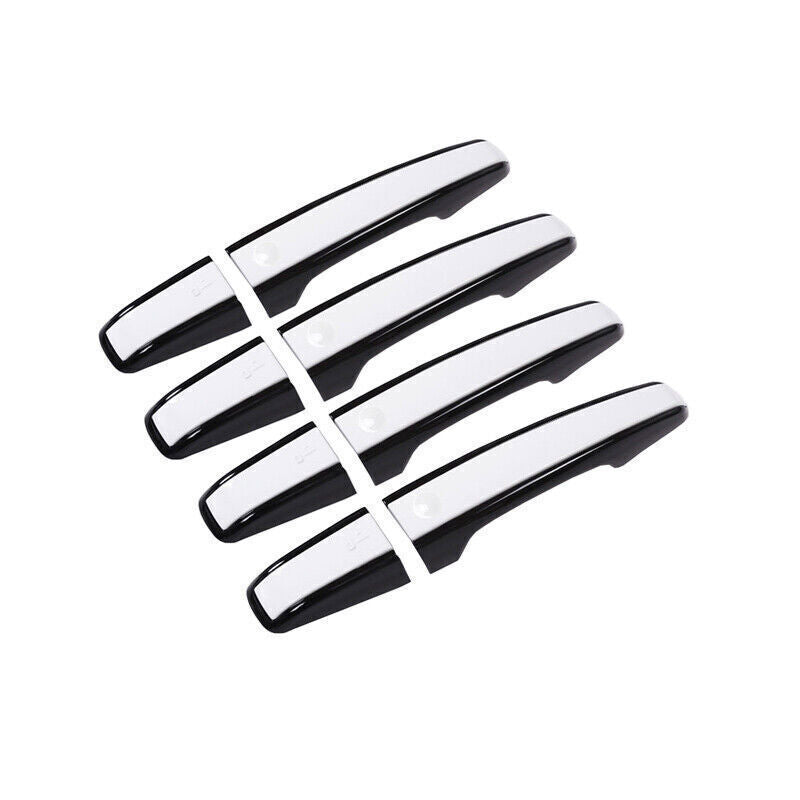 8P Black White Look Outside Door Handle Cover Refit for Range Rover L405 13-2022