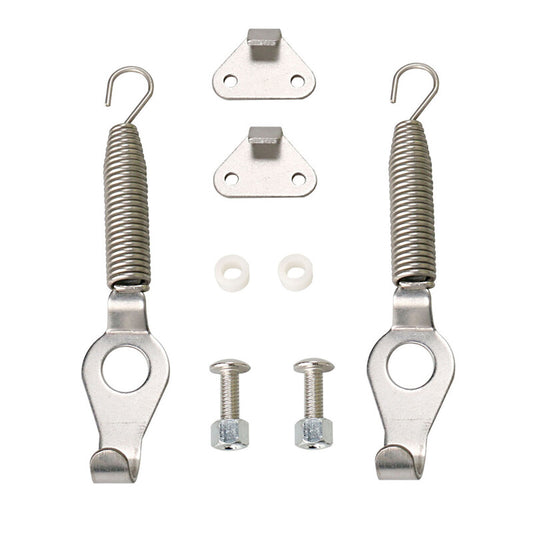 1 set of car trunk cover kit, racing spring hook lock hinge steel 5.2 inches/13.3 cm