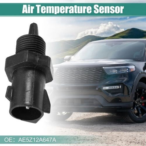 The AE5Z12A647A external ambient air temperature sensor is suitable for Ford E-150 vehicles.