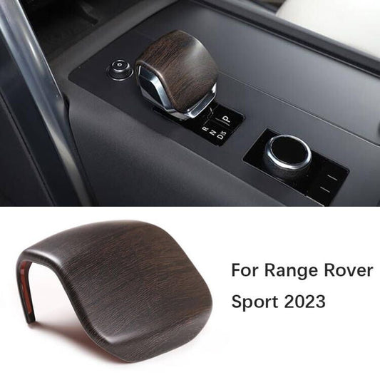 Fit for Range Rover Sport 2023-25 Wood Grain Console Gear Shift Knob Cover Trim