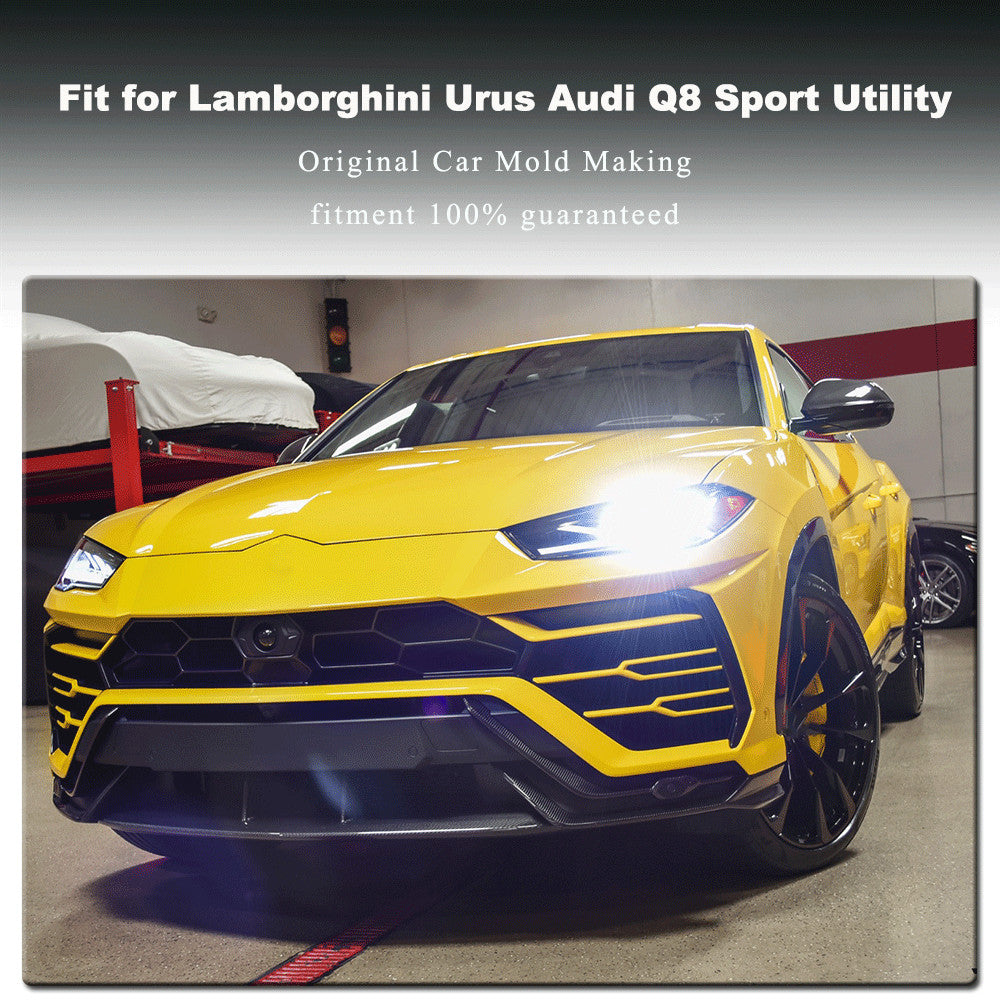 Fit for Lamborghini Urus for Audi Q8 Real Carbon Side Wing Mirror Cover Caps Add On