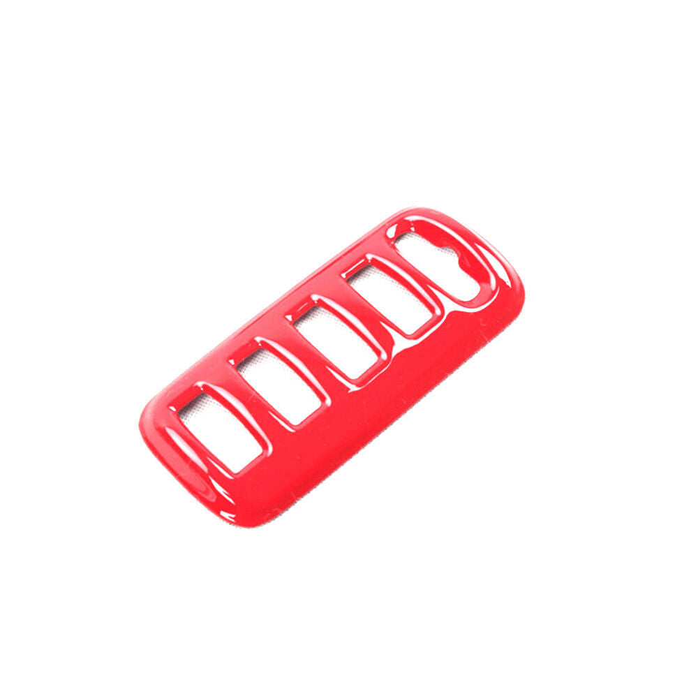 Headlight Button Frame Cover Trim Fit for Mercedes-Benz for SMART 15-2018 Bright Red