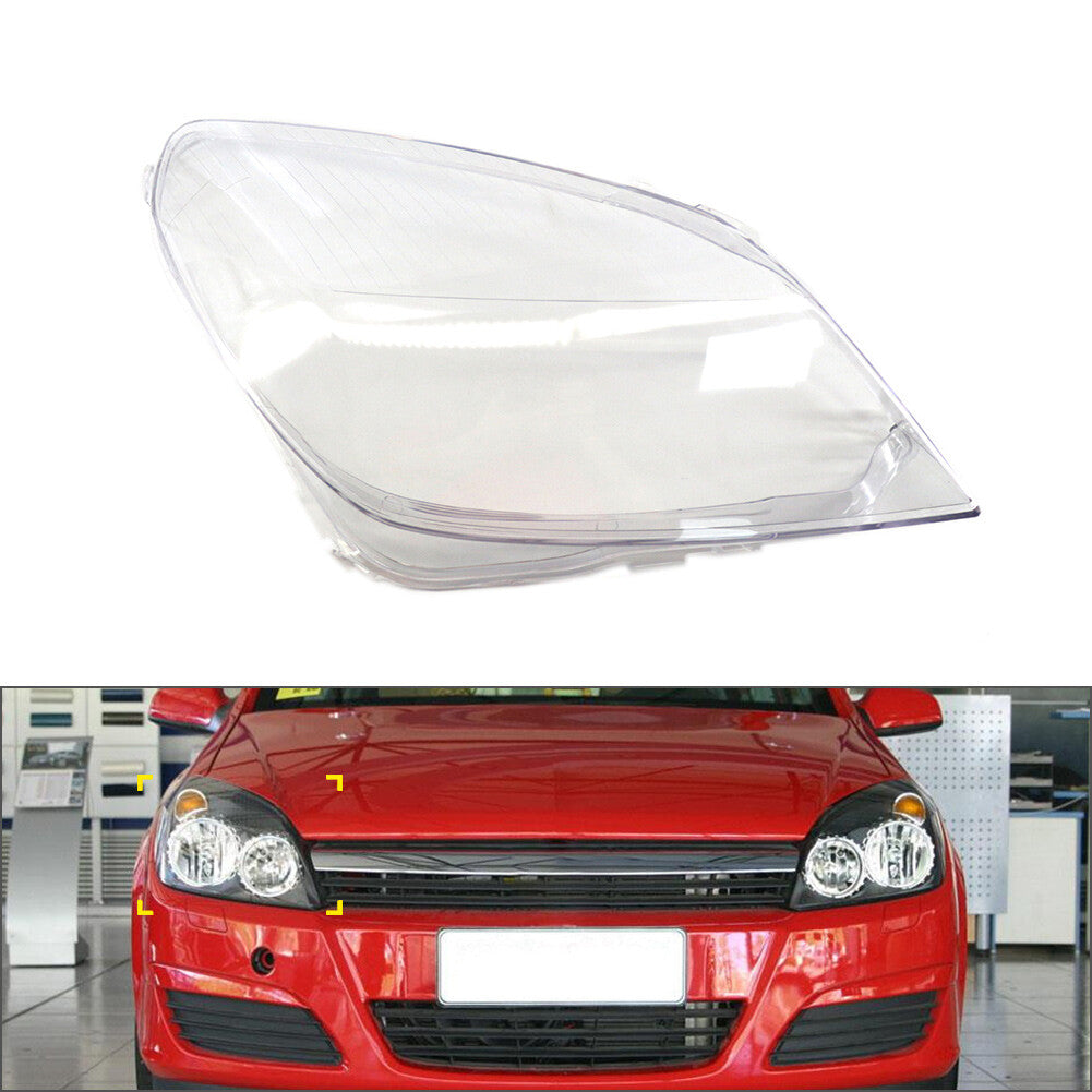 Halogen Headlight Lens Transparent Cover 1EG270370321 for Opel Astra H 2007-2010